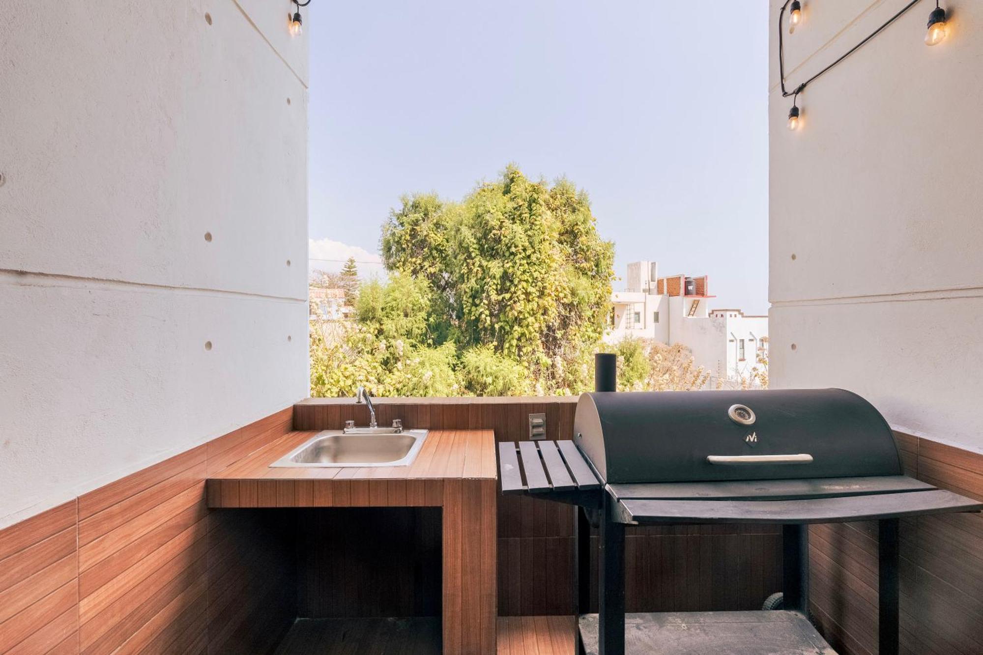Loft Arte Y Diseno Alberca Climatizada, Amenidades Y Lujo, Terraza Privada Con Asador De Carbon, Cuernavaca Somos Los Unicos Que Te Ofrecemos Para Tu Uso Personal Y Exclusivo 2 Jacuzzis Con Agua Caliente Y Sistema De Hidromasaje Tipo Spa Luaran gambar